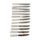 set of 12 bakelite knives from the 60s
