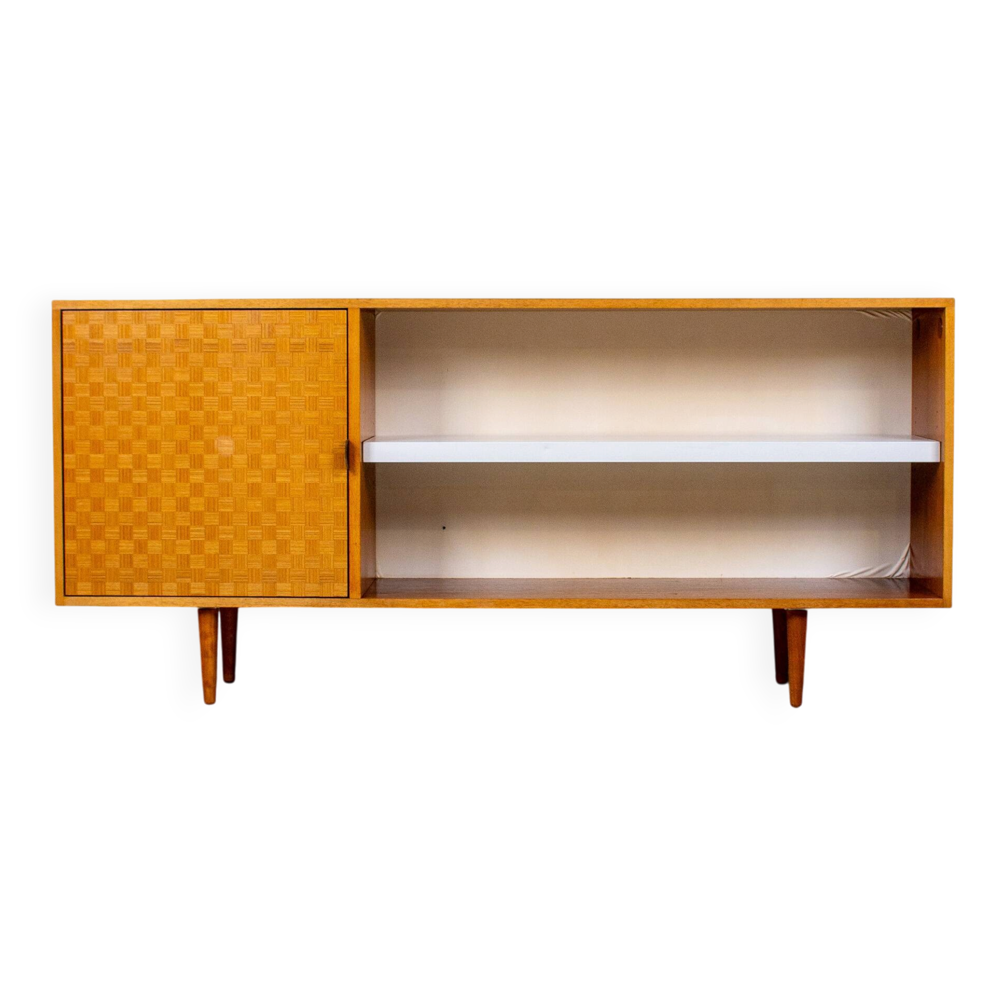 Vintage buffet sideboard highboard mid-century teak walnut