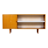 Buffet vintage en teck et noyer, haut de gamme, des années 50.