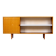 Vintage buffet sideboard highboard mid-century teak walnut