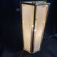 SOTHIS wall lamp - hexagonal - glass and brass - Italy