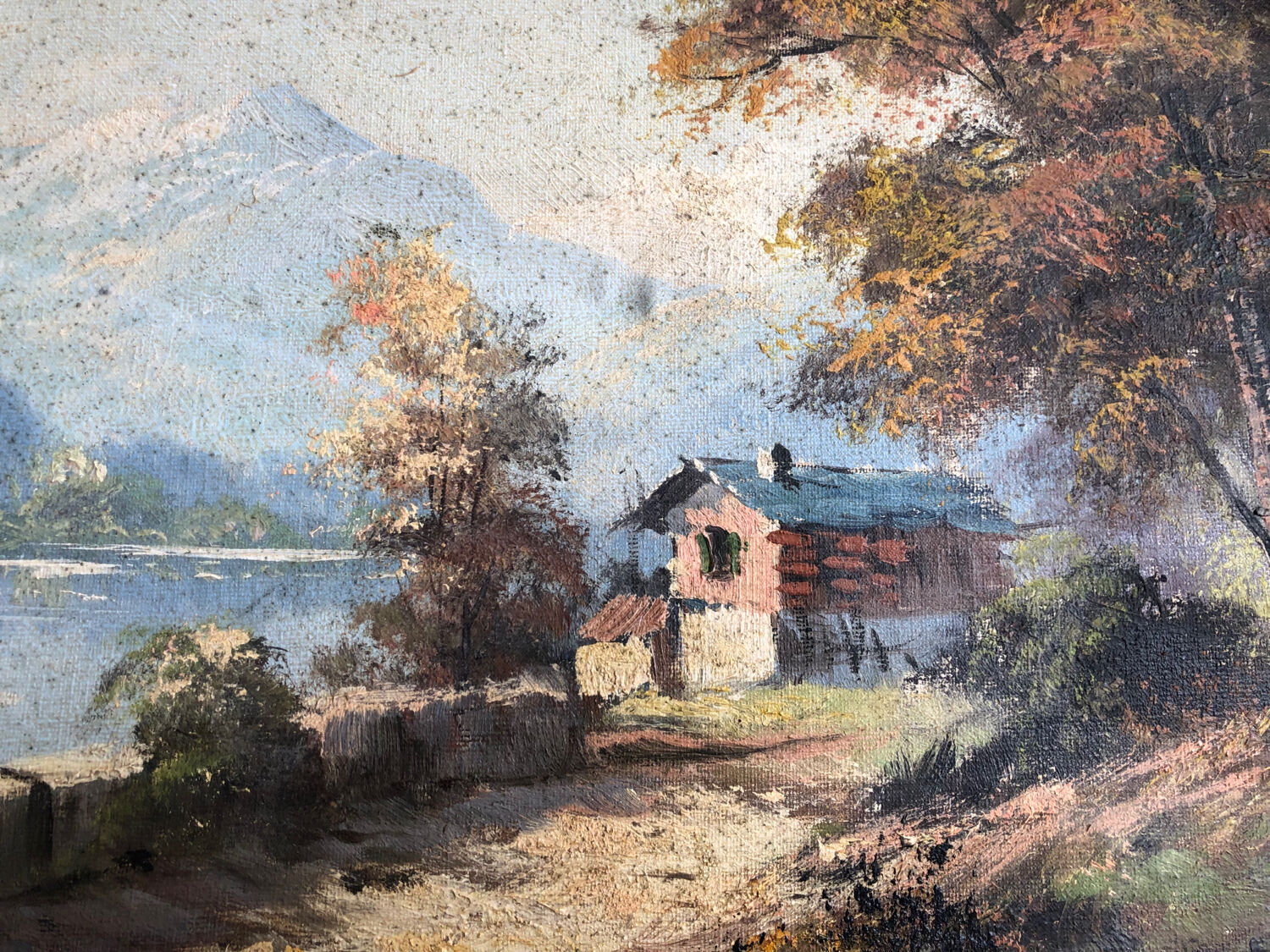 Mountain landscape painting