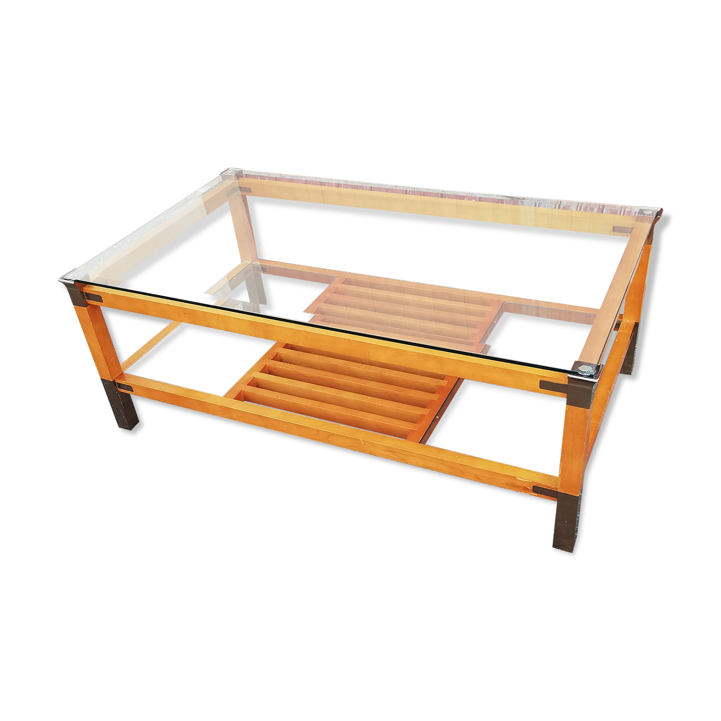 Table basse vintage Pierre Vandel Paris