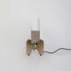 Beige lacquered Aurora lamp