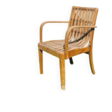 Vintage 1960s Wooden Children's Armchair