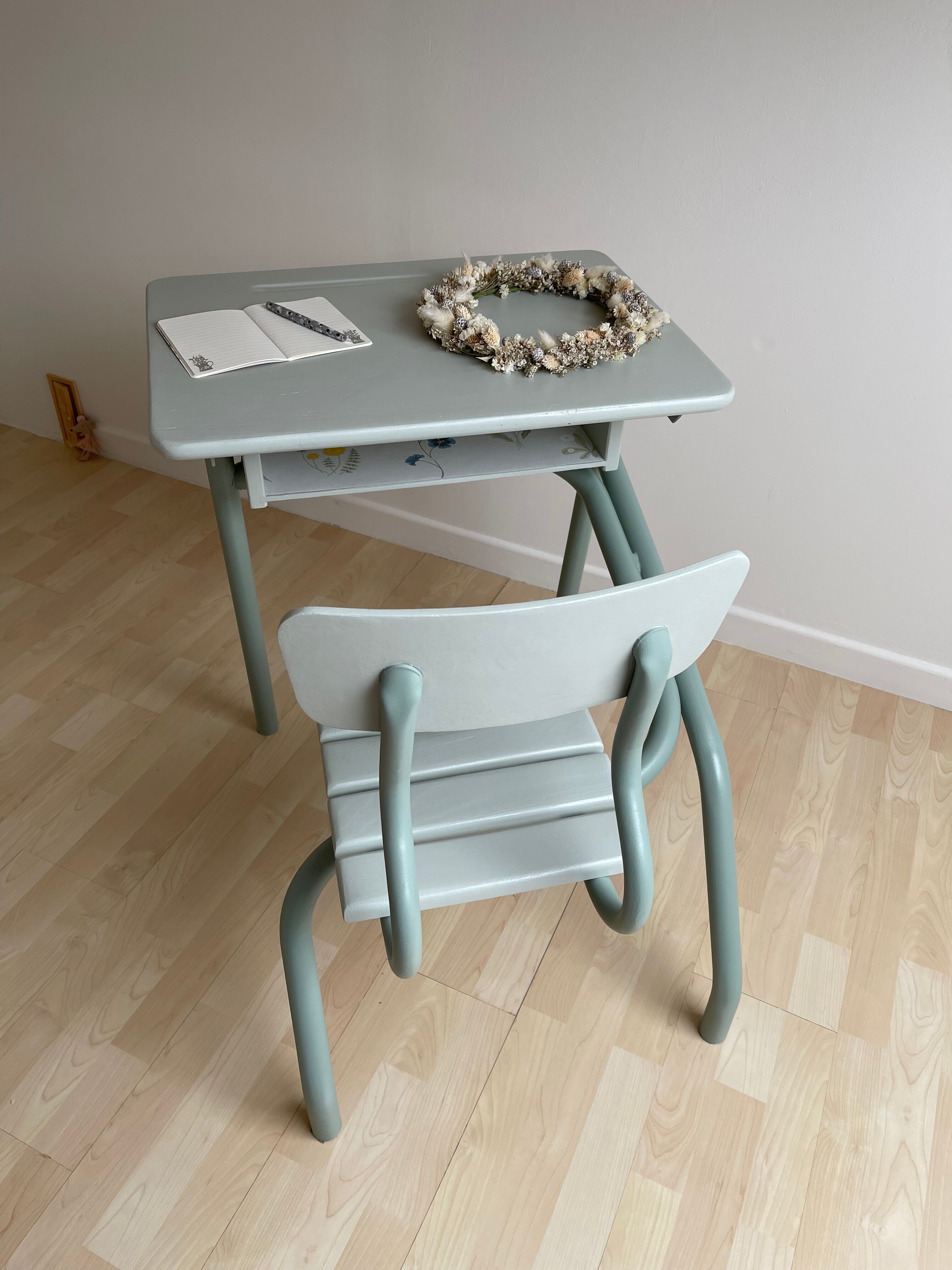 Bureau écolier vert