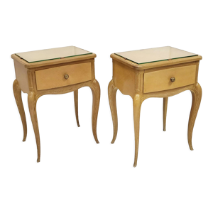 Paire de chevets 1940 vintage