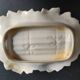 Vintage French asparagus serving tray in Majolica