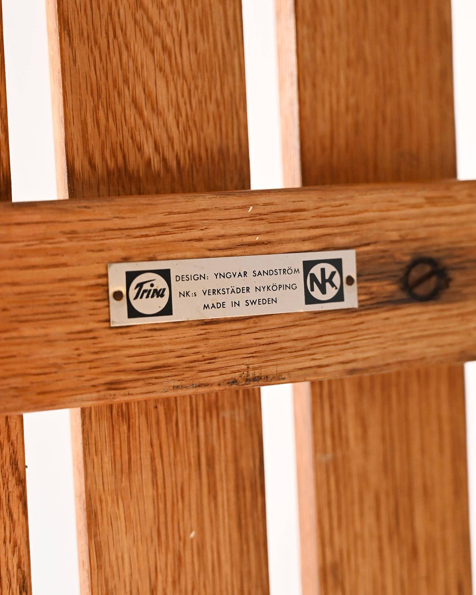 “Tokyo” model bench by Yngvar Sandström for NK, 1960s