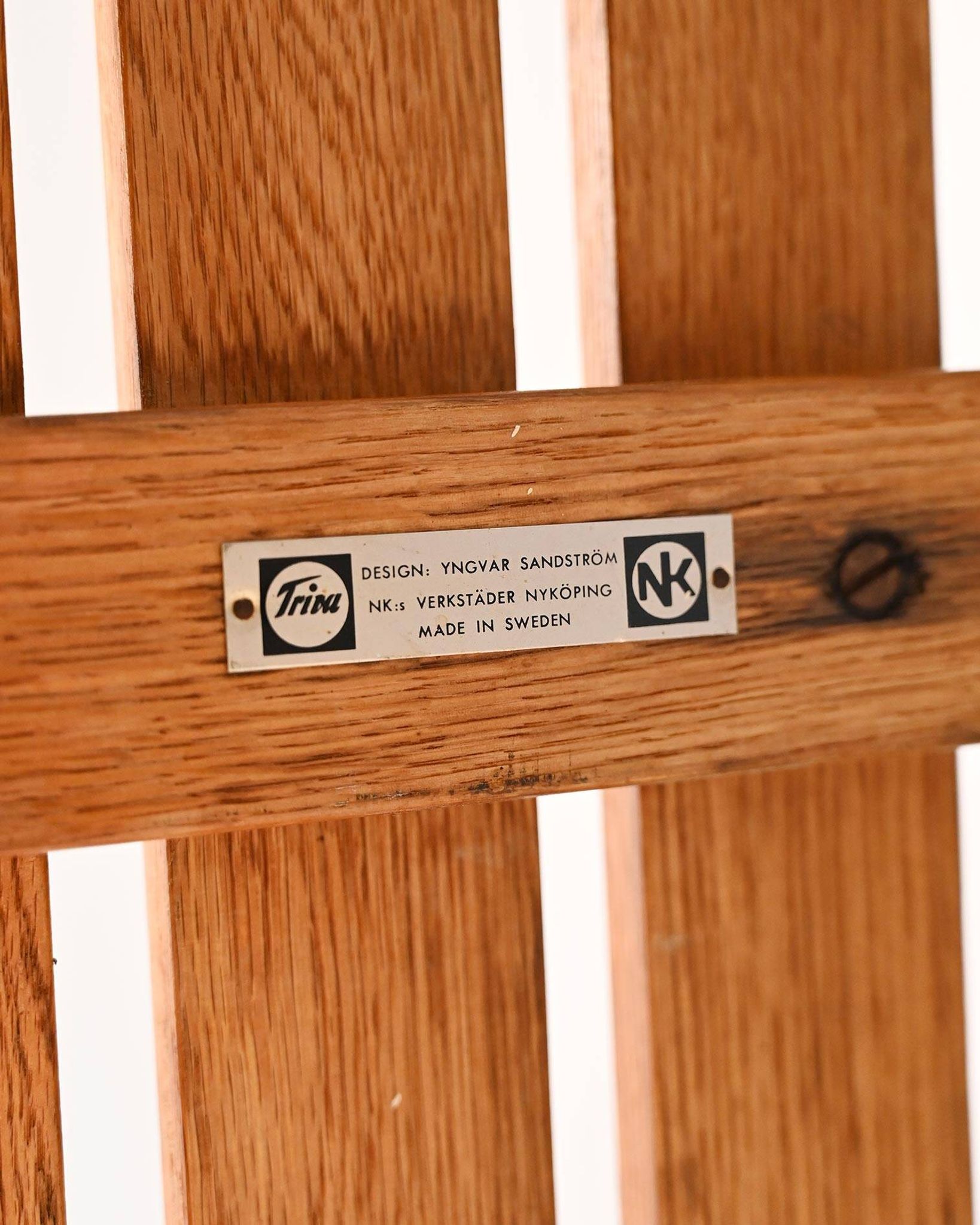 “Tokyo” model bench by Yngvar Sandström for NK, 1960s