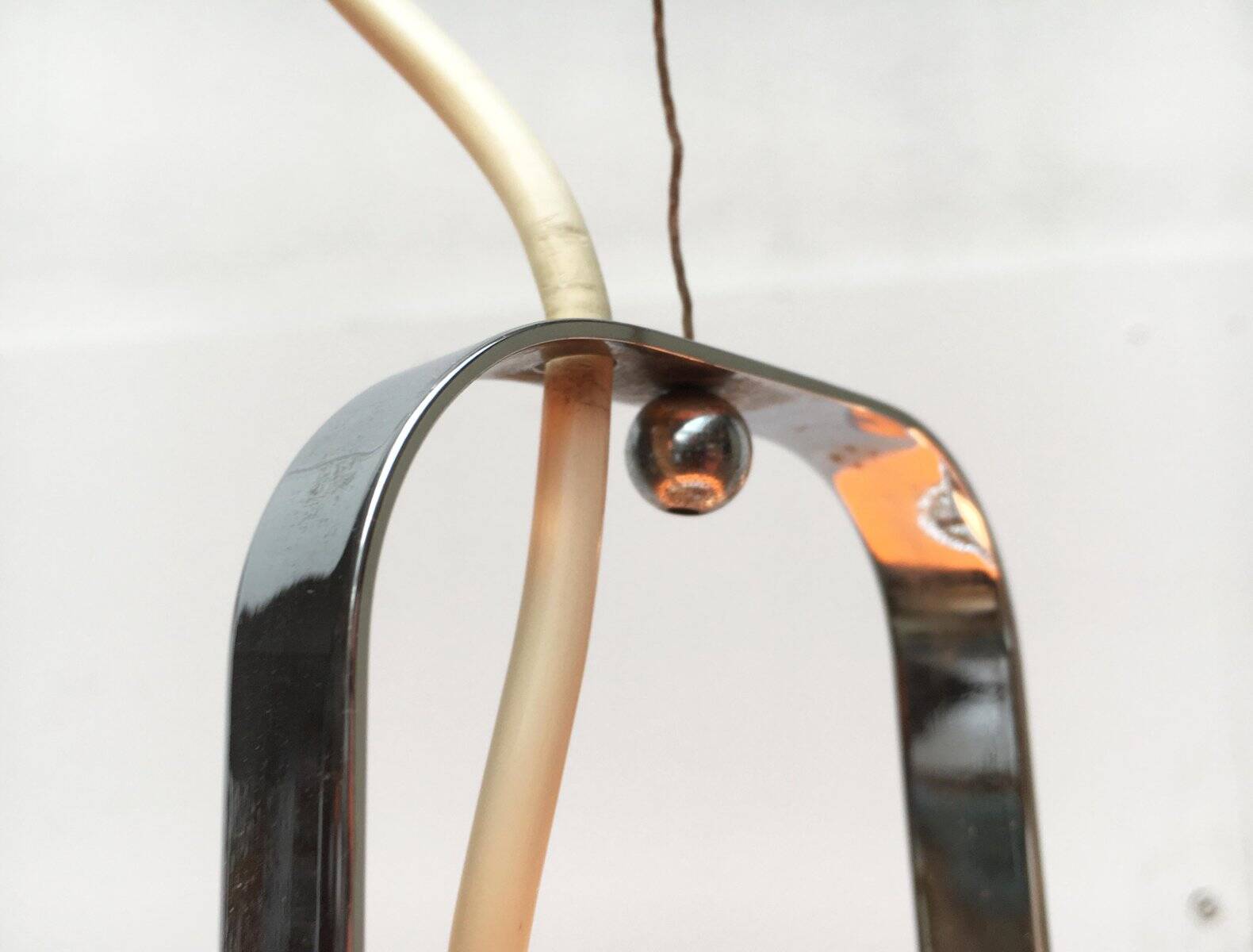 Suspended lamp Zurich Italian from the space age mid-century by Luigi Massoni for Guzzini.