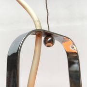 Suspended lamp Zurich Italian from the space age mid-century by Luigi Massoni for Guzzini.