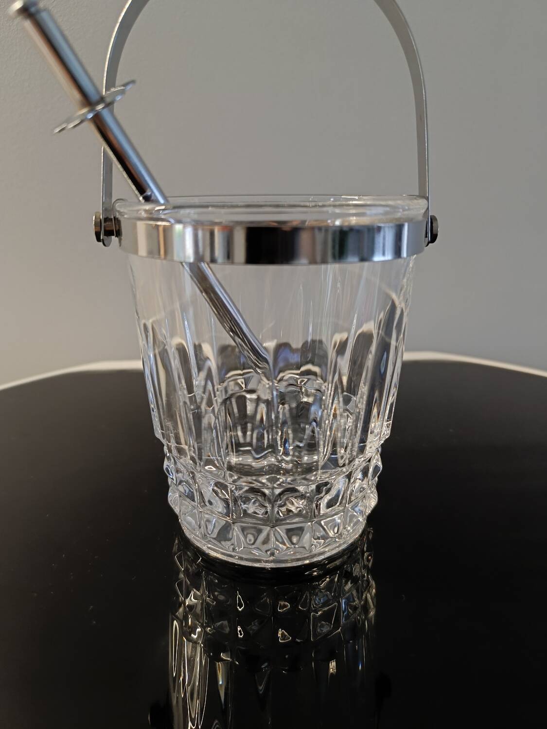 Vintage Cristal d'Arques ice bucket