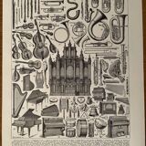 Lithograph on the music of 1928