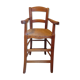 High chair ancienne poupee xixè merisier