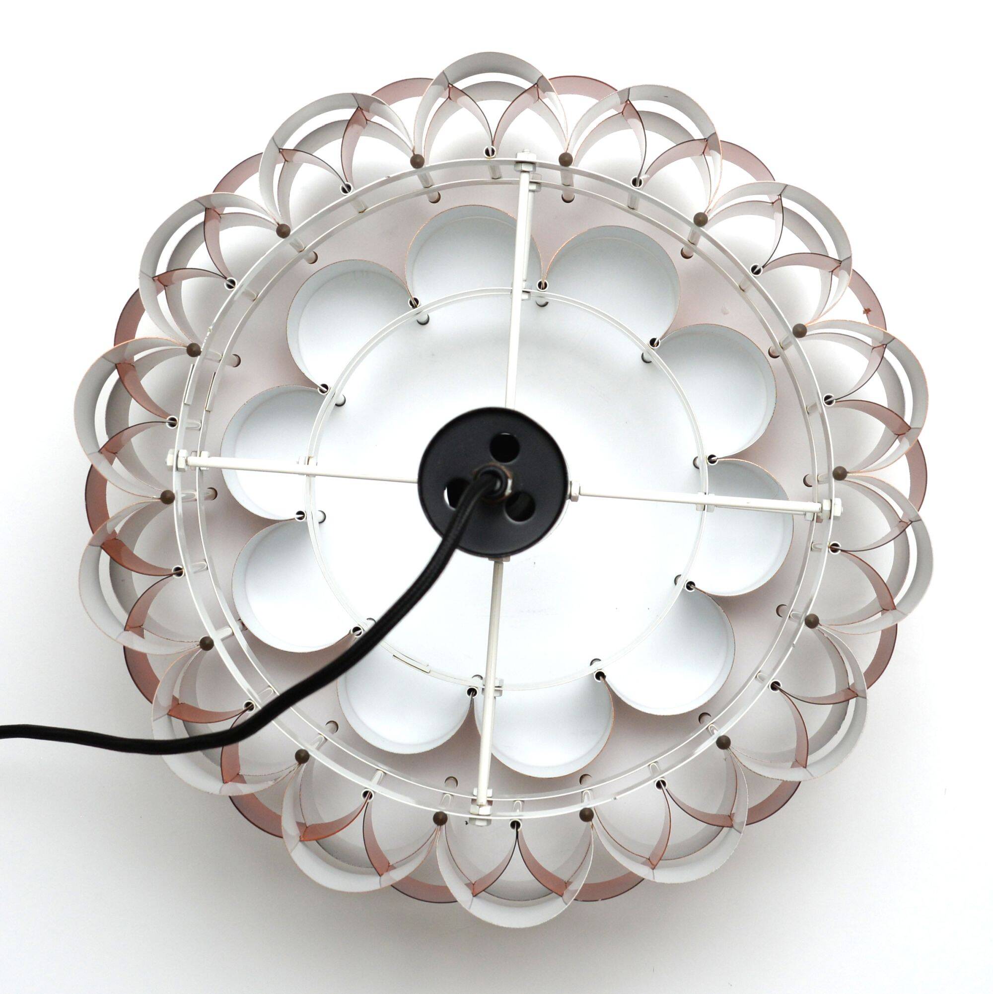 Copper lamp designed by Wener Schou for Coronell Elektro, 1970s