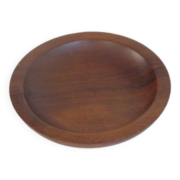 Vide poche vintage scandinave en teck