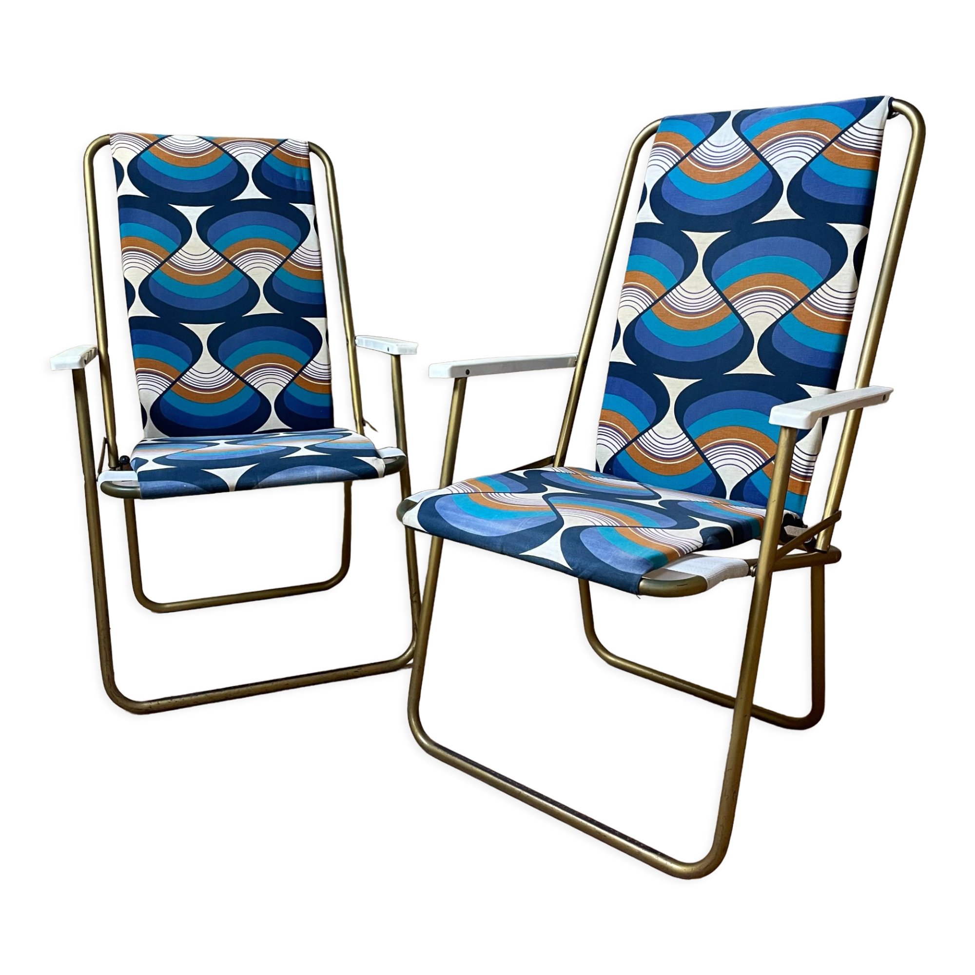 Paire de fauteuils de camping pliable « Lafuma »