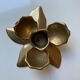 Bougeoir laiton fleur