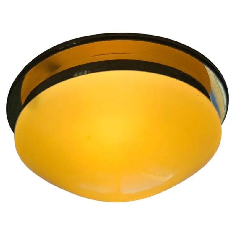 Rare Midcentury Flush Mount in Bauhaus style, Germany, 1970s
