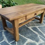 Solid oak farm coffee table