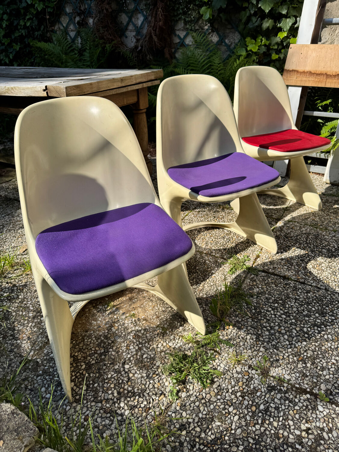 Set of 4 "casalino" chairs by alexander begge