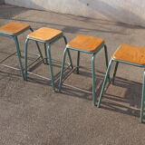 4 industrial stools