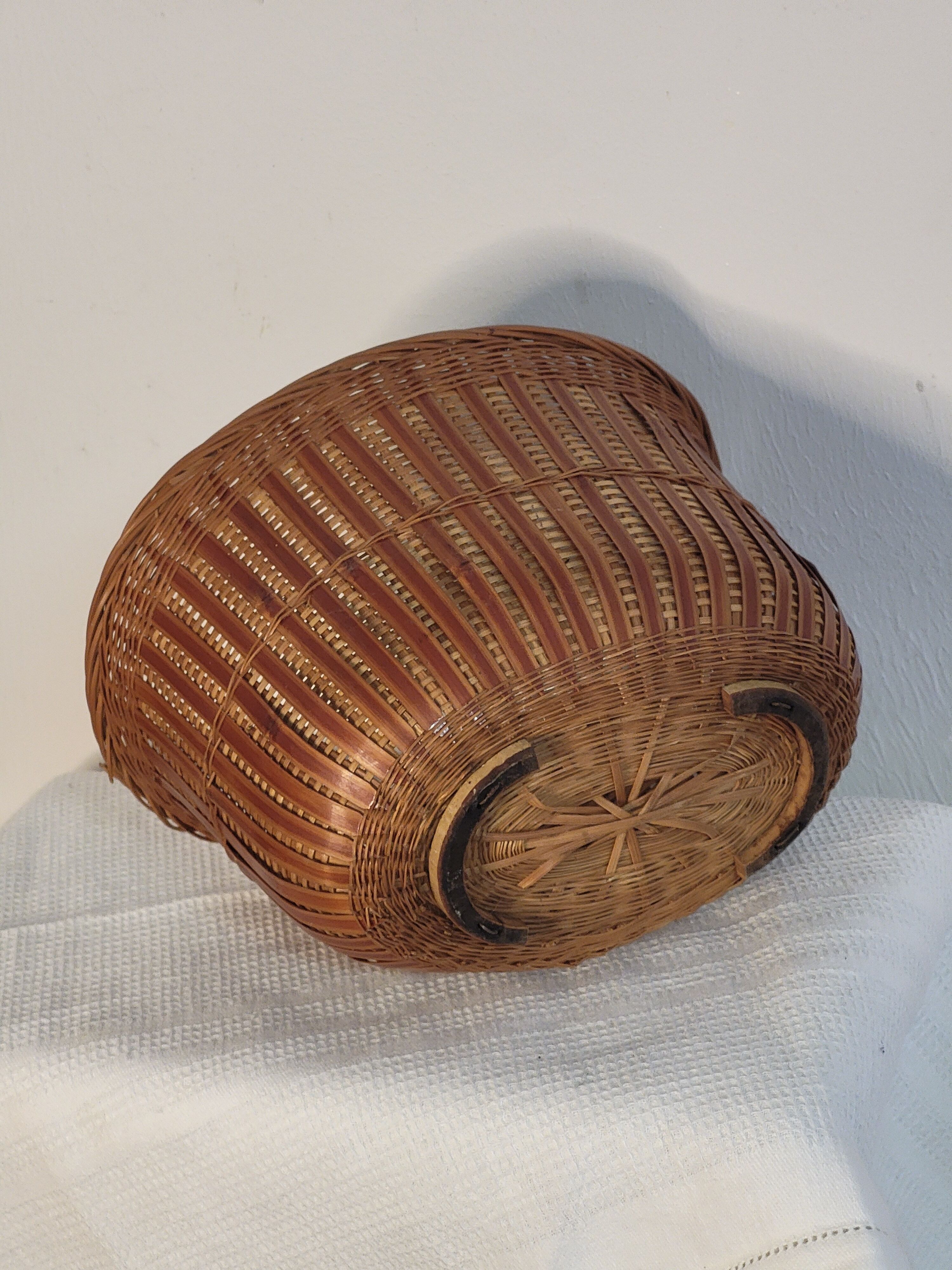 Rattan plant pot