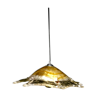 During Mazzega amber glass