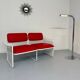 Old 2 seater sofa Italian design from the 70s Talin Vicenza metal per
