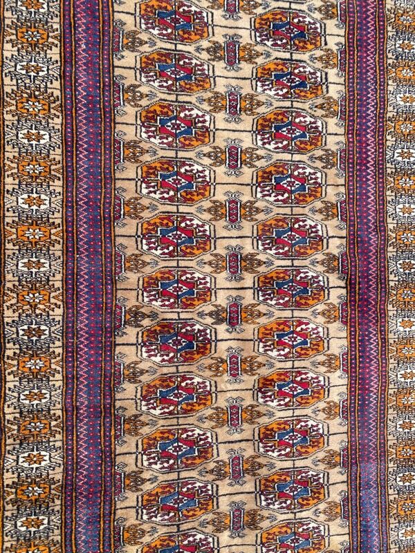 Tapis vintage Turkmen boukhara 98x162 cm
