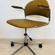 Vintage Mustard Office Chair by Kovona Model K-107  from Czechoslovakia 1979