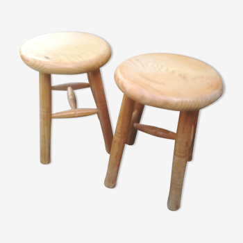 Pair of milking stools