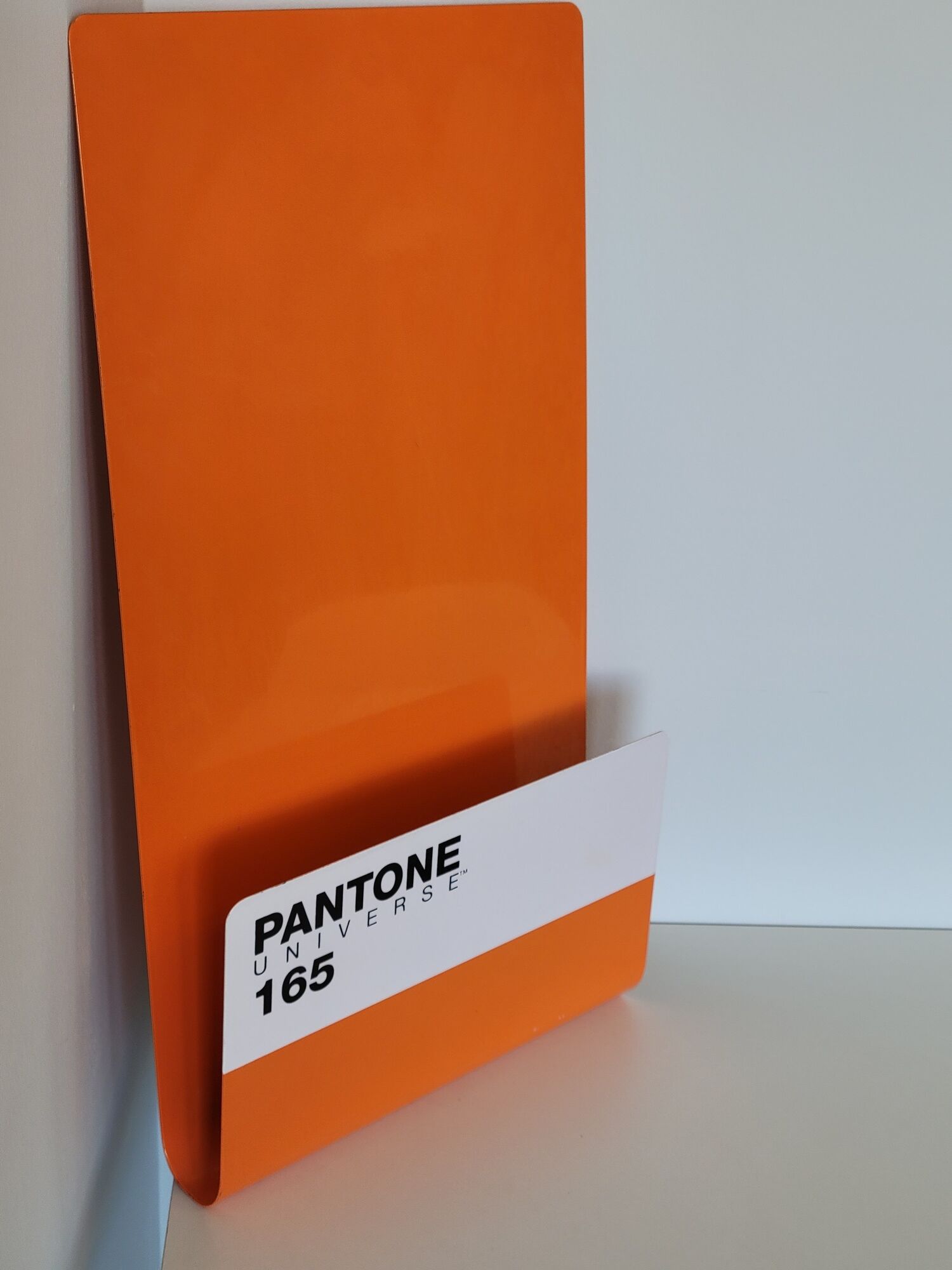 Wall magazine door design metal orange pantone wallstore 165 vitamin c