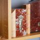 Ancienne horloge et paire de serres livres bibliotheque cheminée