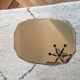 Old beveled mirror and very stung 60x42cm