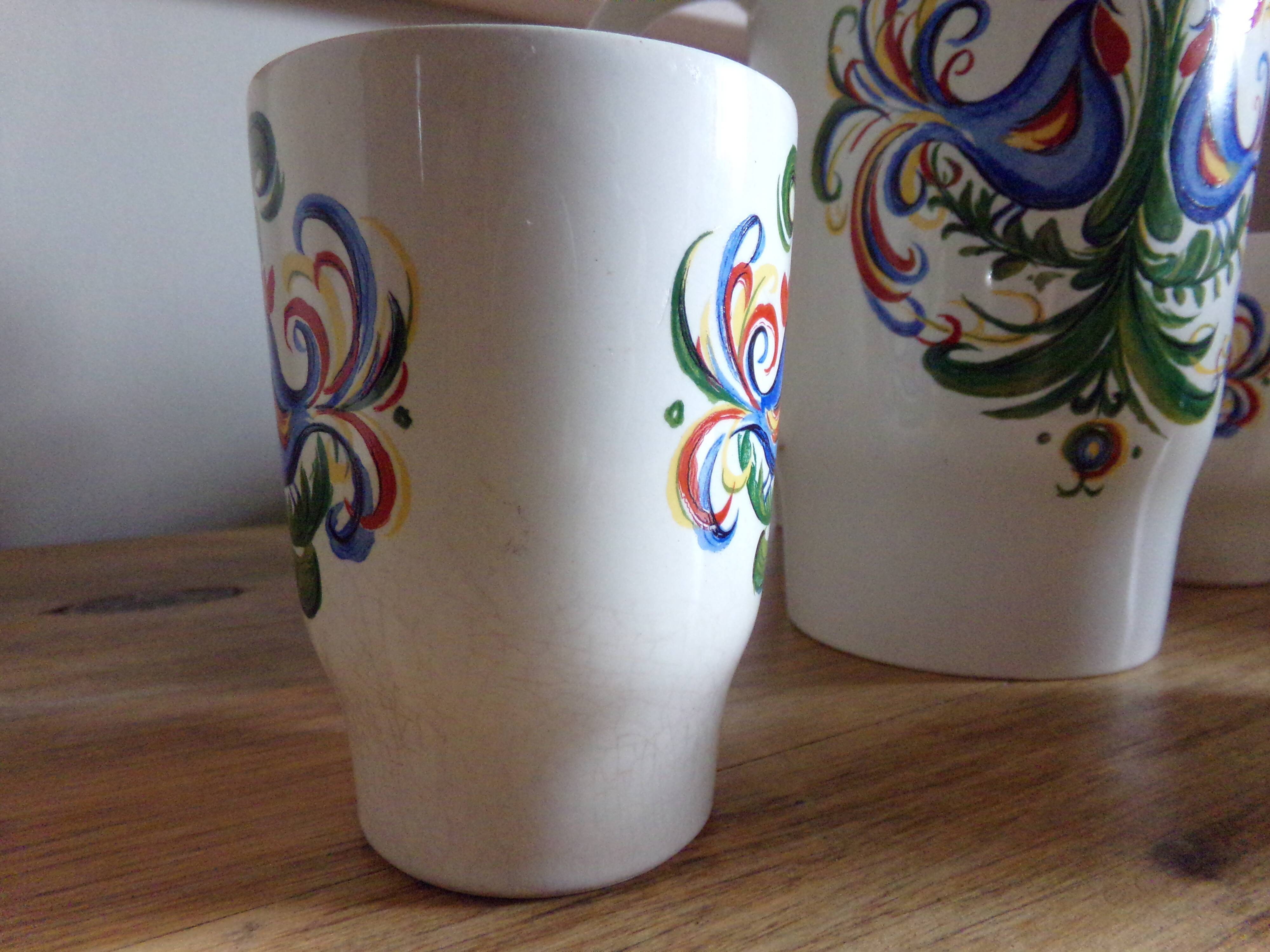 Pichet et verres Villeroy & Boch années 60