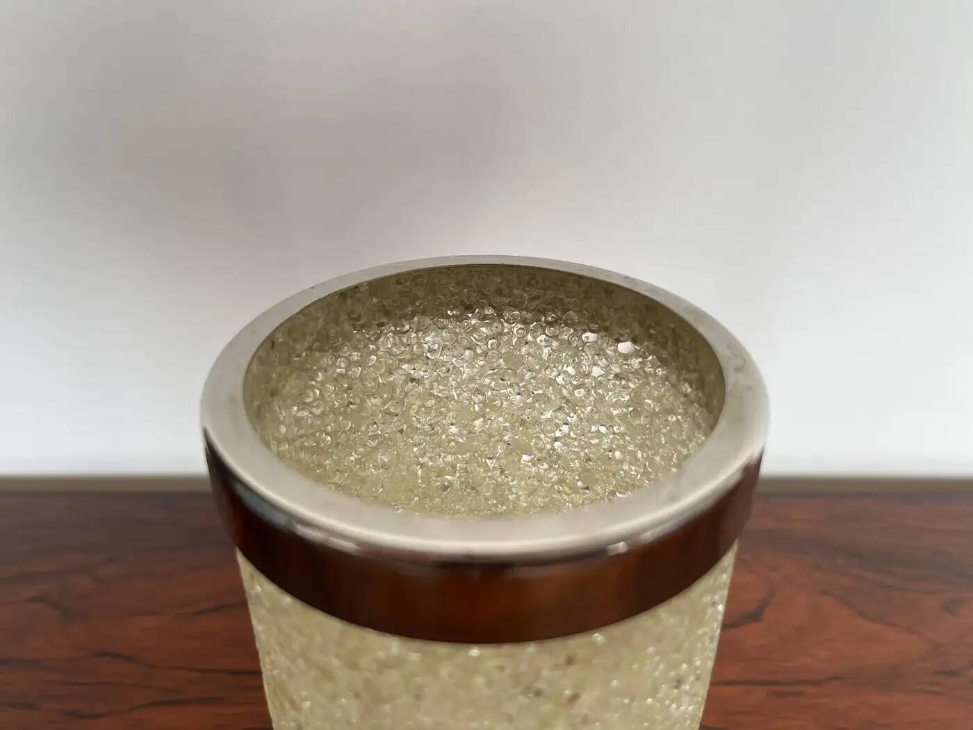 Midcentury design plastic and chrome table lamp by Aka, Germany, 1960s