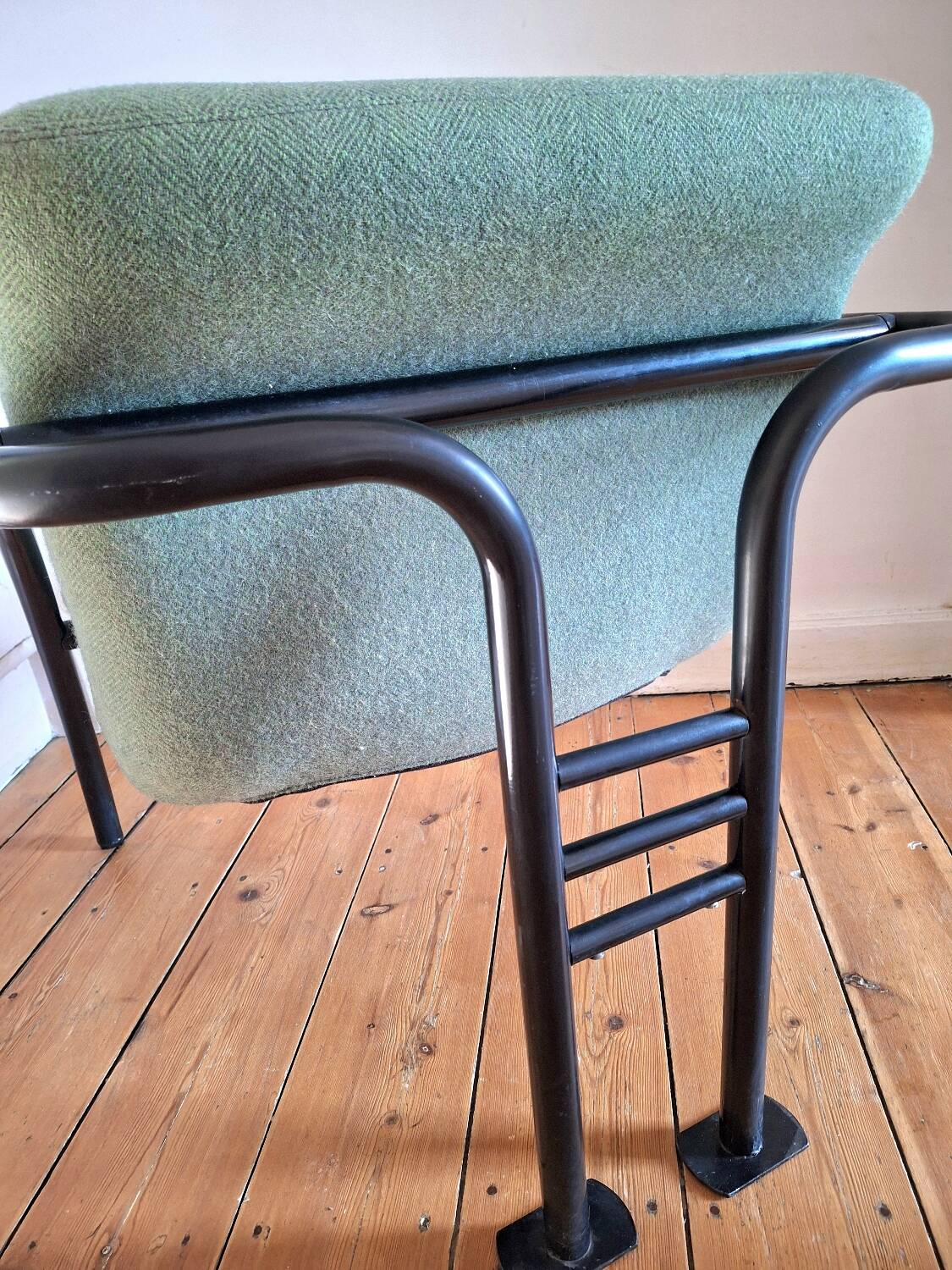 Vintage armchair published by Airborne, designer seating furniture