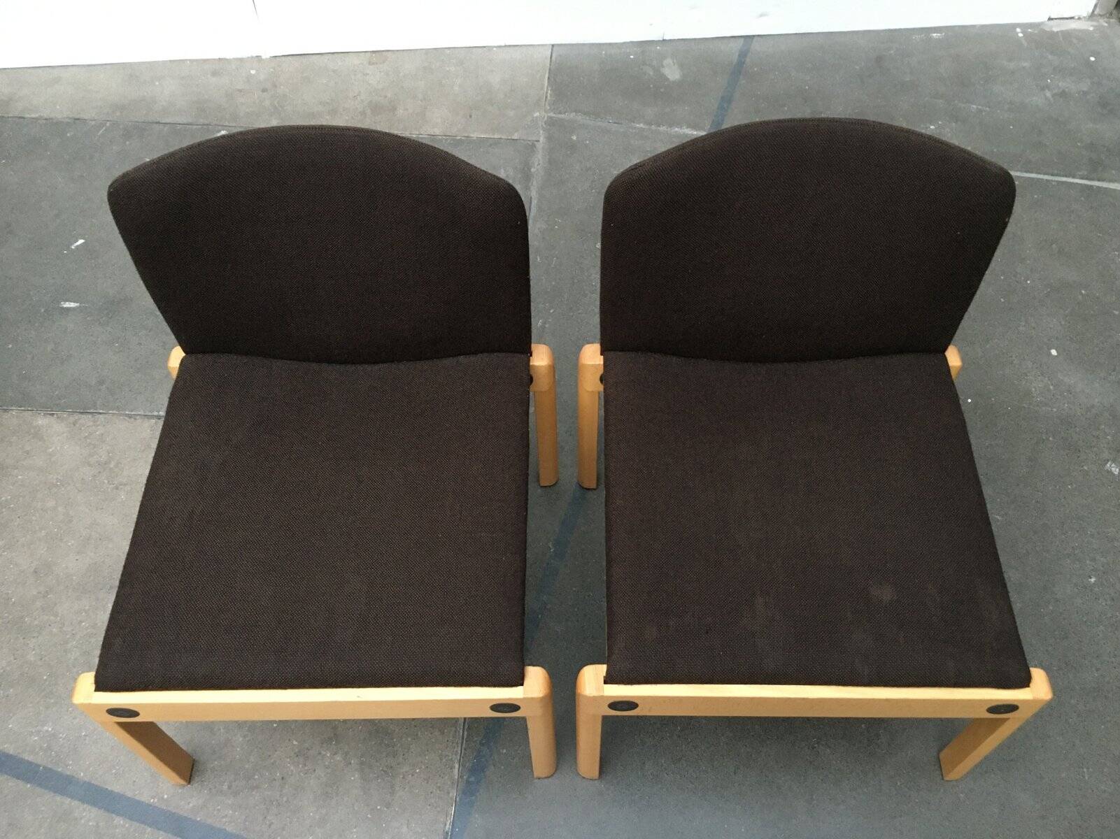 Mid-century Series 77 armchairs by Gerd Lange for Schlapp Möbel, 1970s, set of 4.