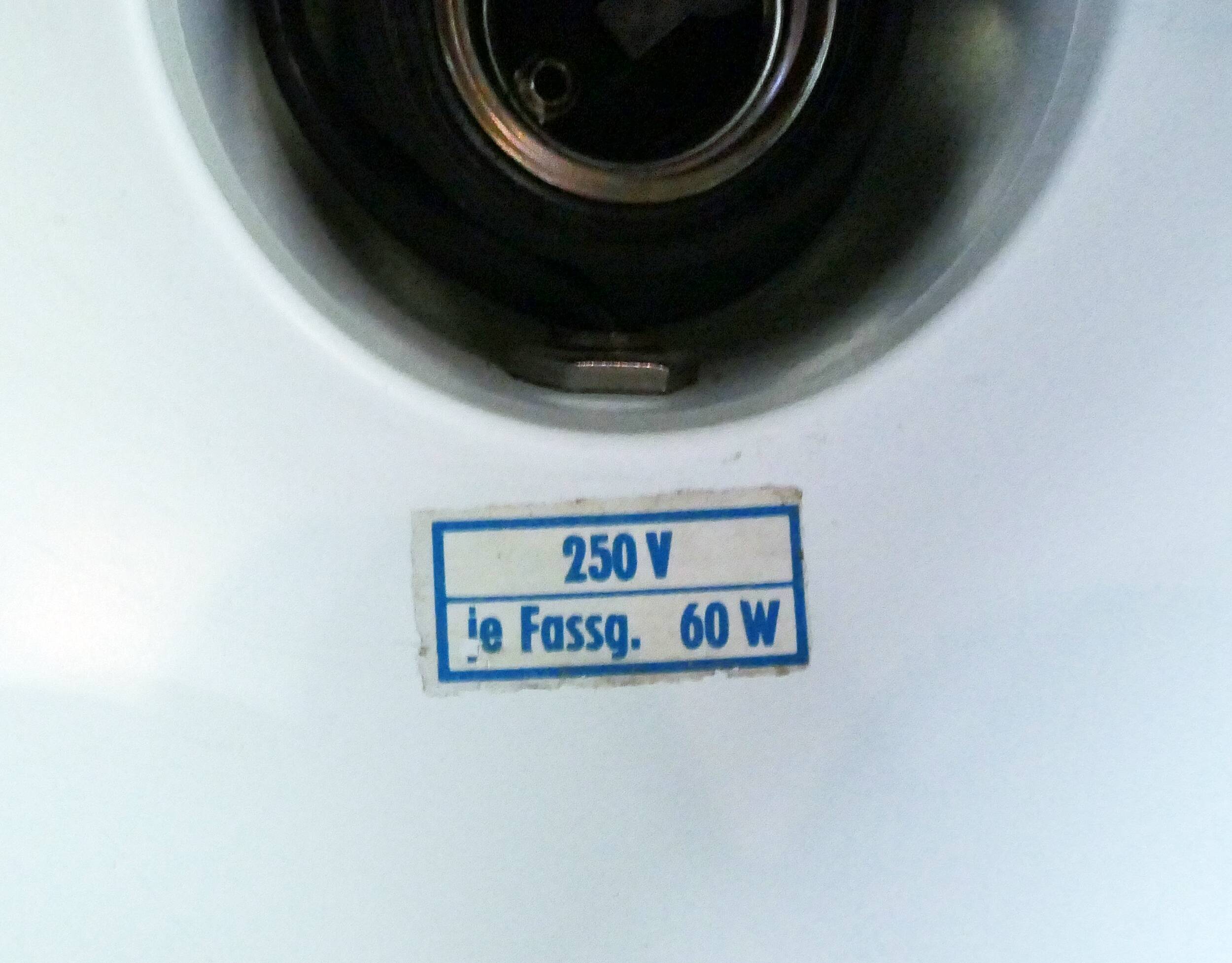 Pair of identical desk or bedside lamps 1970