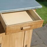 Patinated Parisian buffet – Zinc tray