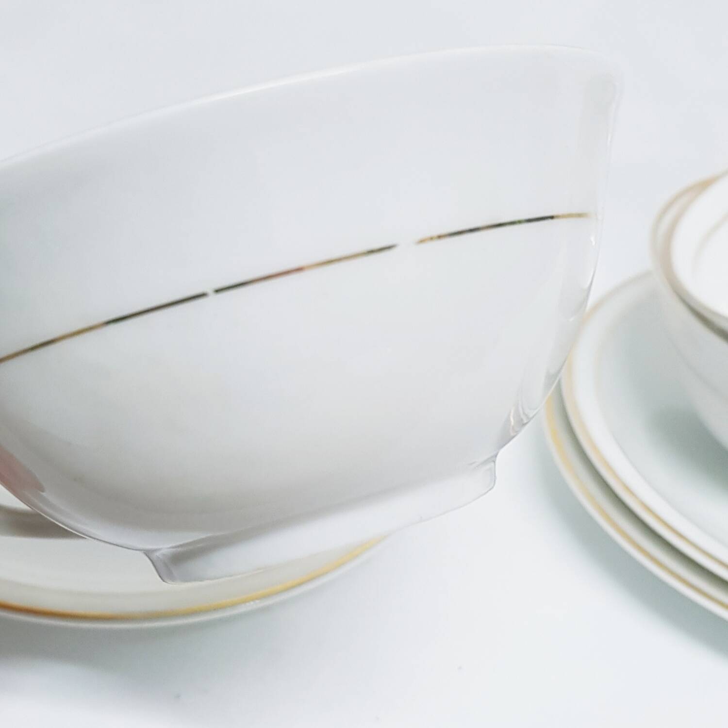 Charles Ahrenfeldt for Limoges art deco teacups