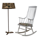 Fauteuil à bascule de Lena Larsson pour Nesto, années 1960