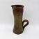 Tall stoneware pitcher vase, pyrite, 1960s