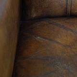 Fauteuil en cuir de mouton