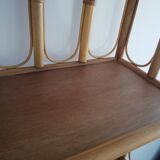 Vintage rattan sedal