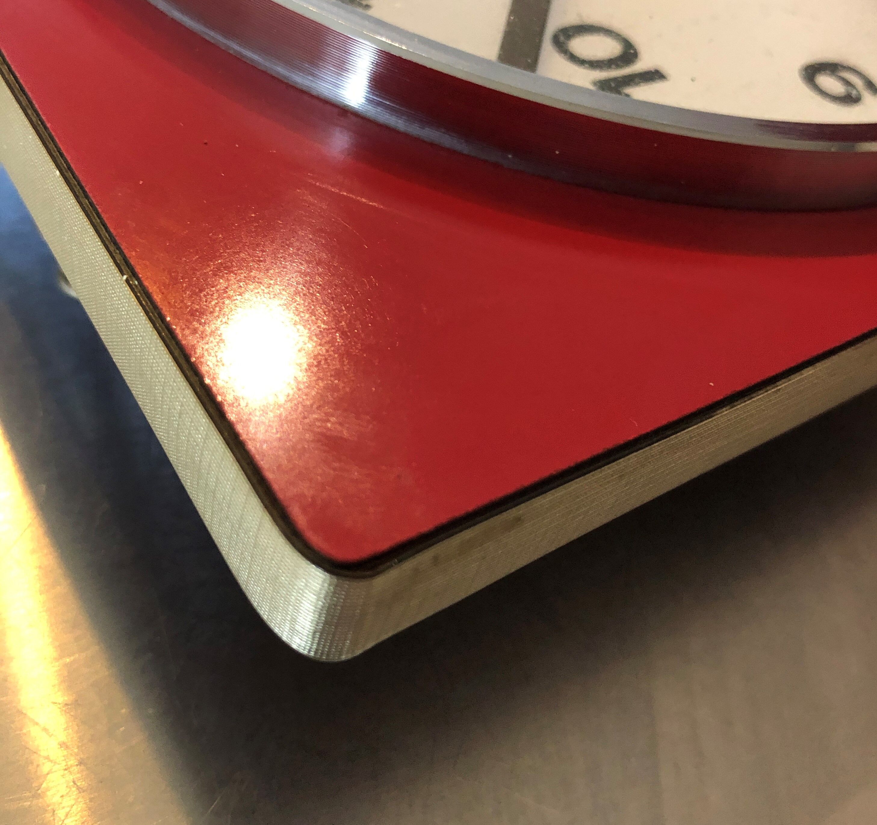 Vintage wall pendant Star formica red 60s