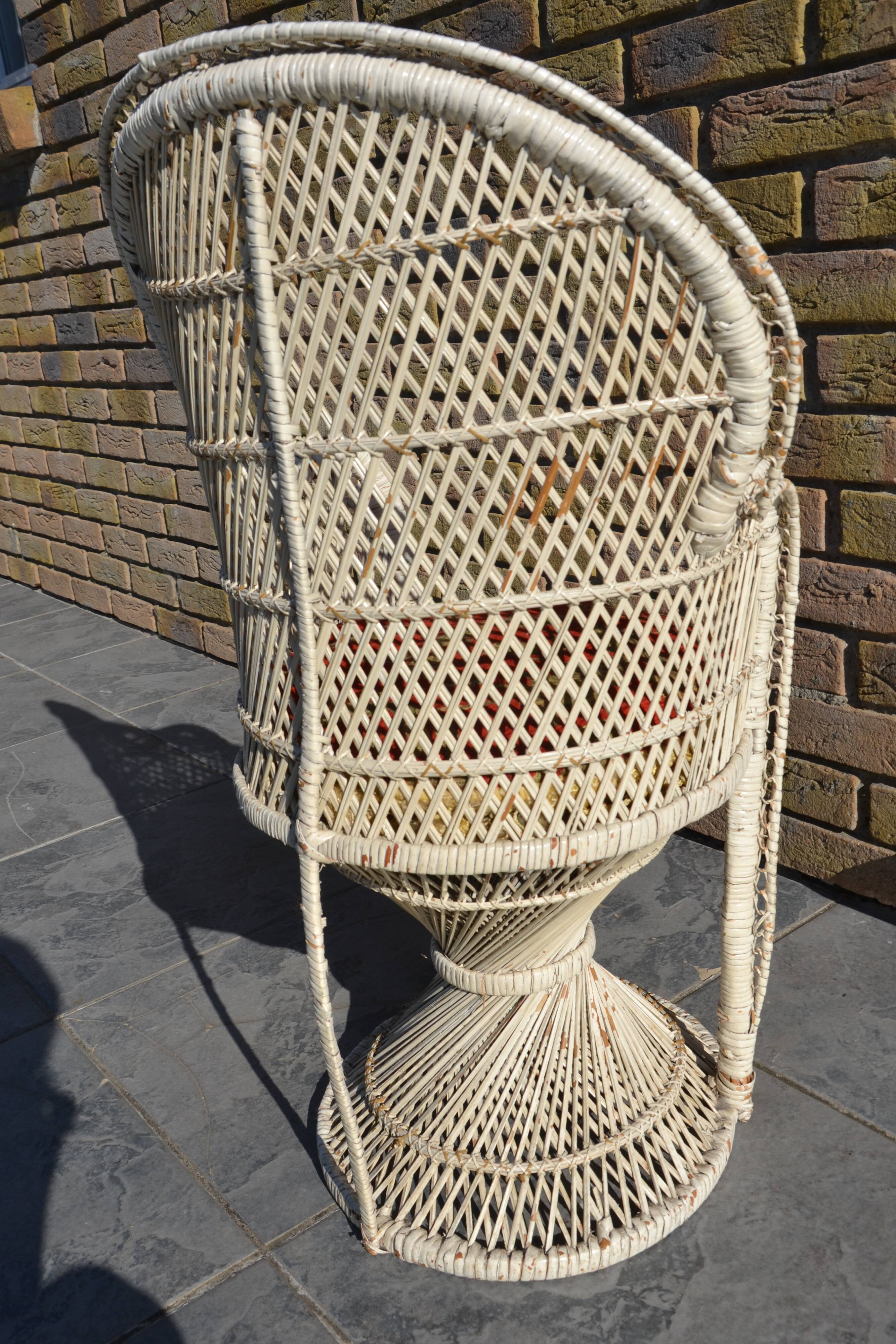 Chaise Emmanuelle en rotin enfant