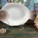 Fish-shaped dish Longwy 33cm